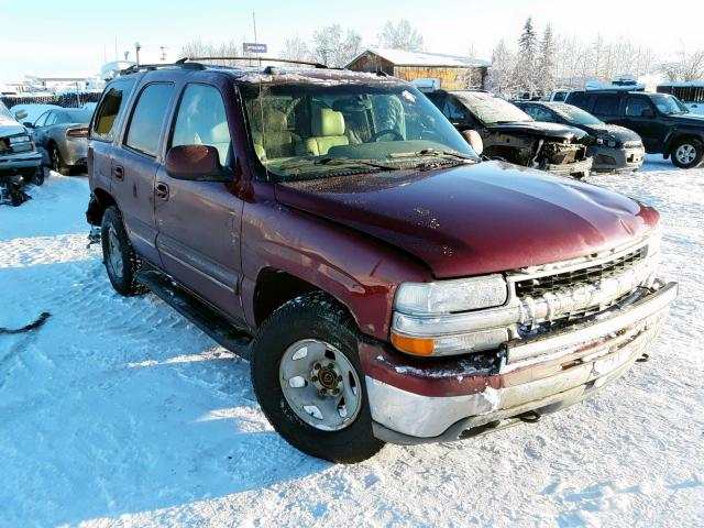 1GNEK13Z54J179854 - 2004 CHEVROLET TAHOE K150 MAROON photo 1
