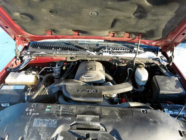 1GNEK13Z54J179854 - 2004 CHEVROLET TAHOE K150 MAROON photo 7