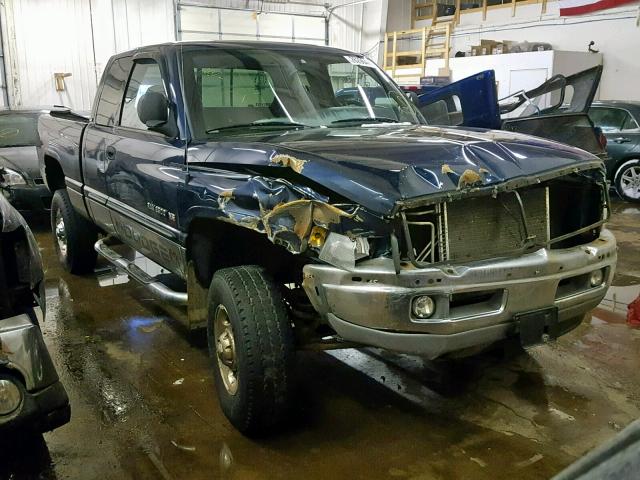 3B7KF23Z22M266181 - 2002 DODGE RAM 2500 BLUE photo 1