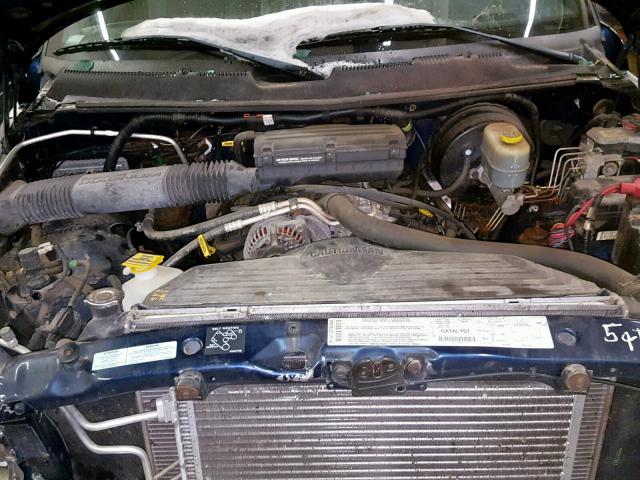 3B7KF23Z22M266181 - 2002 DODGE RAM 2500 BLUE photo 7