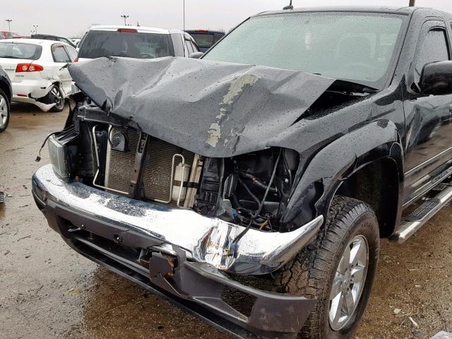 1GCJTDDE6A8109574 - 2010 CHEVROLET COLORADO L BLACK photo 9