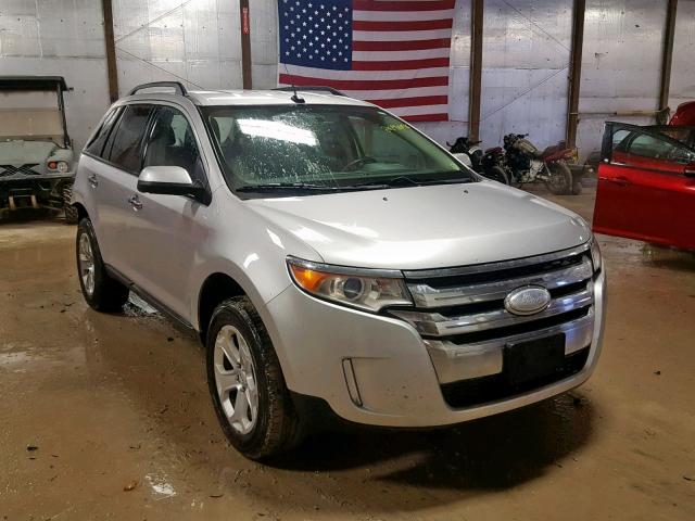 2FMDK4JC1BBB42513 - 2011 FORD EDGE SEL SILVER photo 1