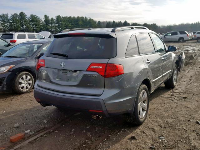 2HNYD28829H516456 - 2009 ACURA MDX SPORT SILVER photo 4