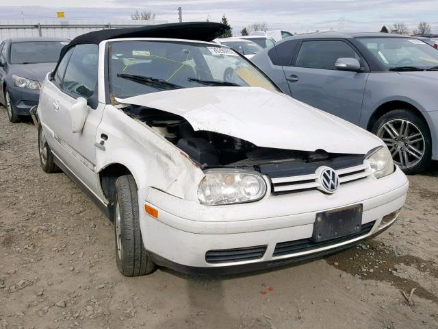 3VWDC21V0YM804450 - 2000 VOLKSWAGEN CABRIO GLS WHITE photo 1