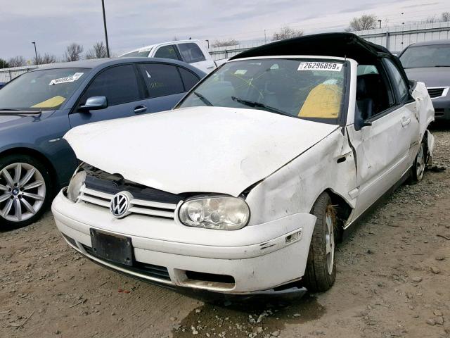 3VWDC21V0YM804450 - 2000 VOLKSWAGEN CABRIO GLS WHITE photo 2