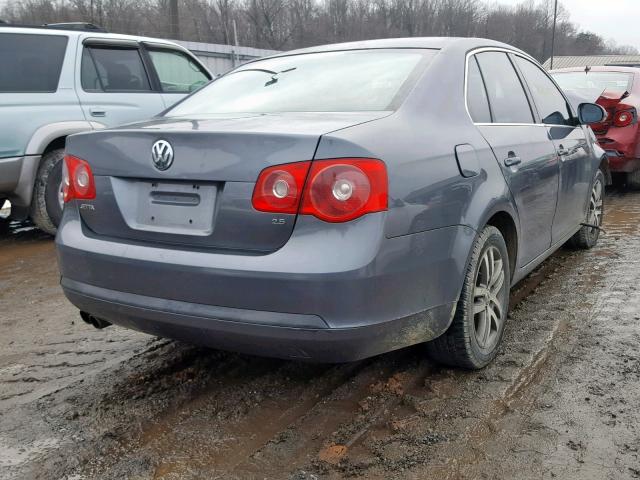 3VWRF71K26M636792 - 2006 VOLKSWAGEN JETTA 2.5 GRAY photo 4