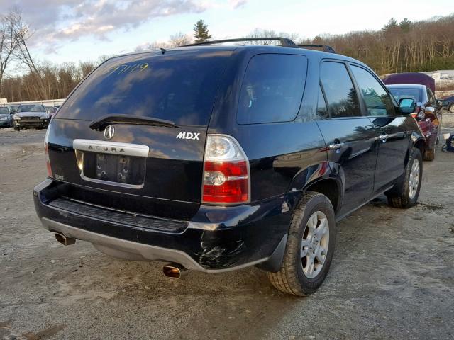 2HNYD186X5H500623 - 2005 ACURA MDX TOURIN BLACK photo 4