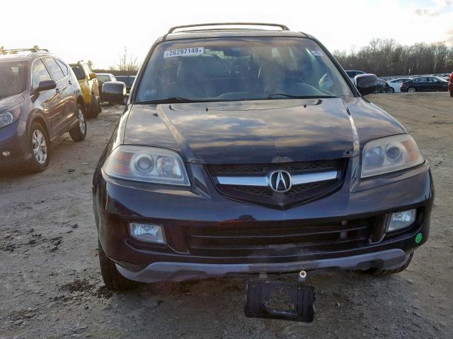 2HNYD186X5H500623 - 2005 ACURA MDX TOURIN BLACK photo 9