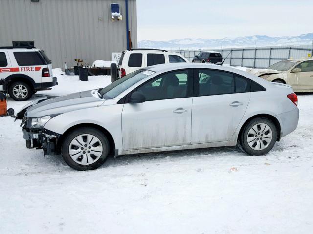 1G1PA5SH0D7125095 - 2013 CHEVROLET CRUZE LS SILVER photo 9