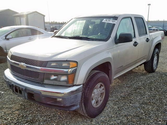 1GCDS136758108741 - 2005 CHEVROLET COLORADO GRAY photo 2