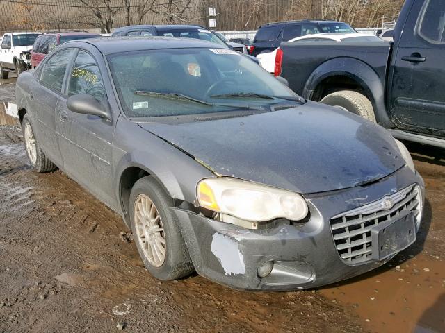 1C3EL46J94N416808 - 2004 CHRYSLER SEBRING LX GRAY photo 1