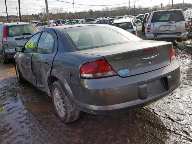 1C3EL46J94N416808 - 2004 CHRYSLER SEBRING LX GRAY photo 3