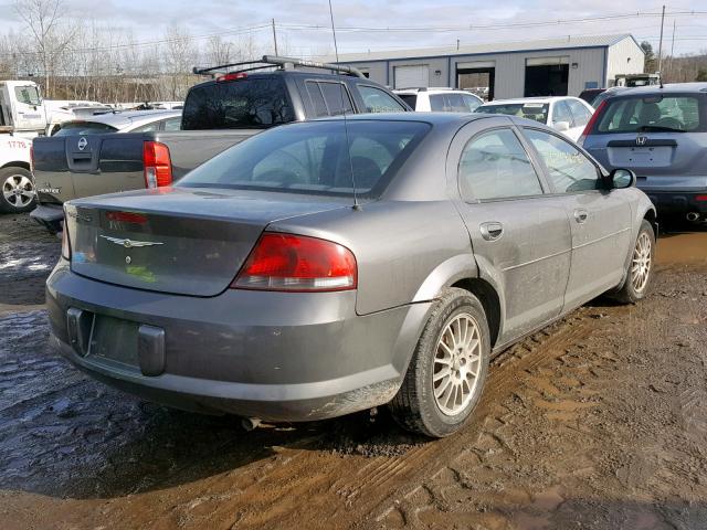 1C3EL46J94N416808 - 2004 CHRYSLER SEBRING LX GRAY photo 4