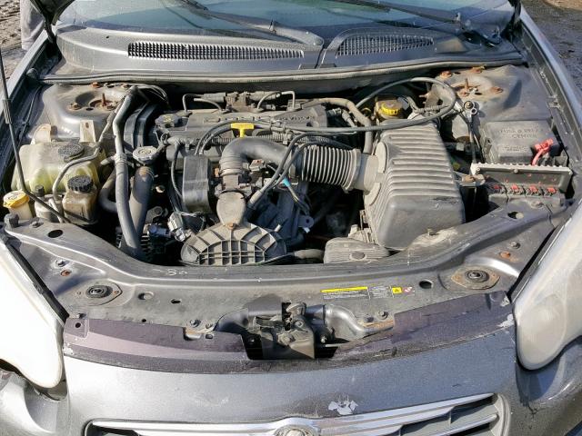 1C3EL46J94N416808 - 2004 CHRYSLER SEBRING LX GRAY photo 7