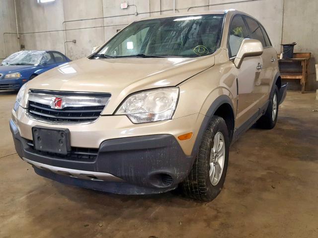 3GSCL33P18S655470 - 2008 SATURN VUE XE GOLD photo 2