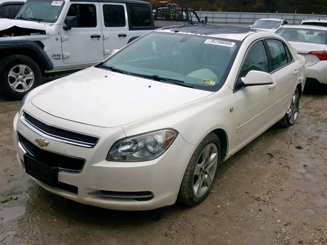 1G1ZH57B684276801 - 2008 CHEVROLET MALIBU 1LT 白色 照片 2