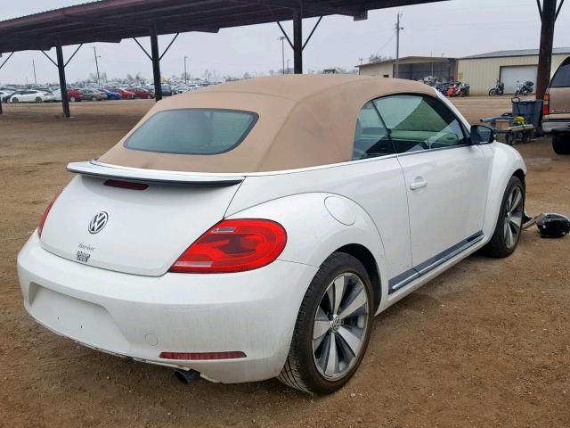 3VW767ATXDM811254 - 2013 VOLKSWAGEN BEETLE TUR WHITE photo 4