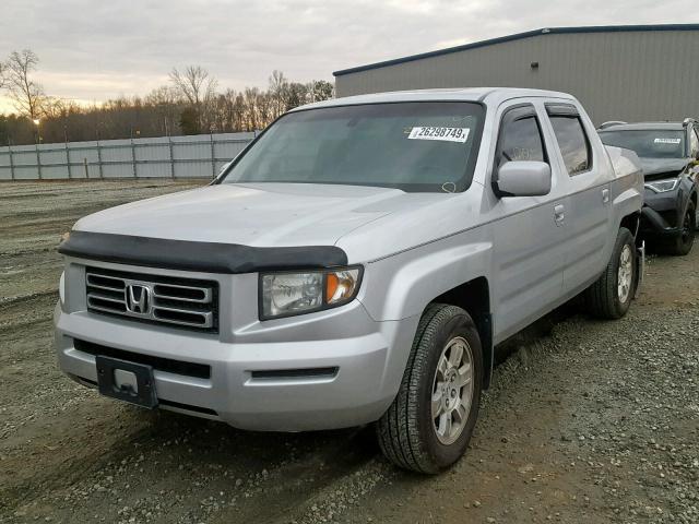 2HJYK16568H511916 - 2008 HONDA RIDGELINE SILVER photo 2