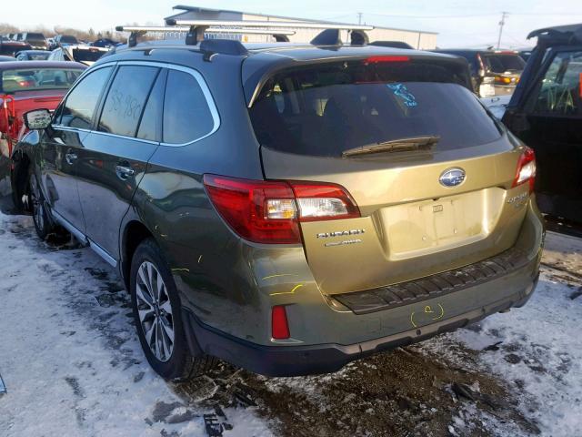 4S4BSETC3H3291878 - 2017 SUBARU OUTBACK TO GREEN photo 3
