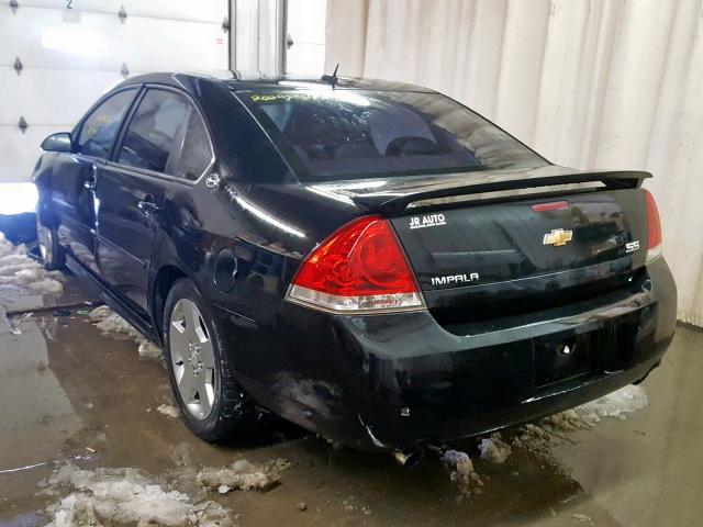 2G1WD57C991129408 - 2009 CHEVROLET IMPALA SS BLACK photo 3