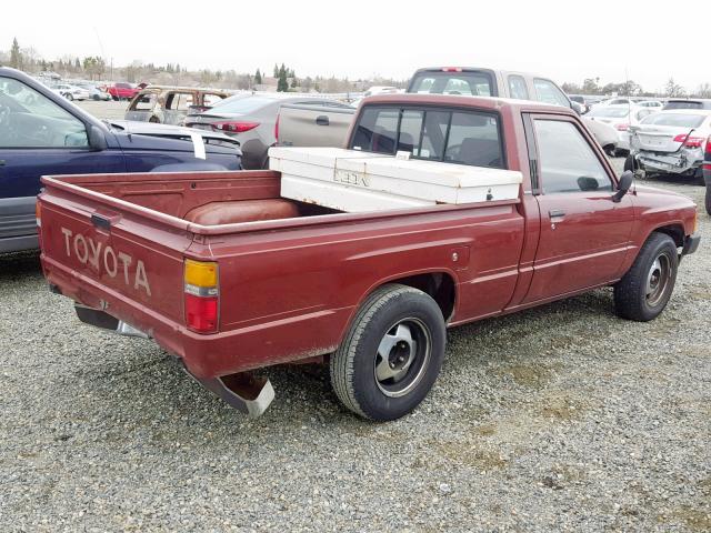 JT4RN50R2G0188776 - 1986 TOYOTA PICKUP 1/2 RED photo 4