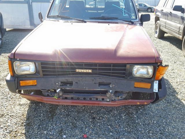 JT4RN50R2G0188776 - 1986 TOYOTA PICKUP 1/2 RED photo 9