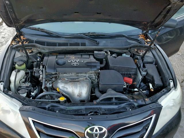 4T4BF3EK5AR035177 - 2010 TOYOTA CAMRY BASE BLACK photo 7