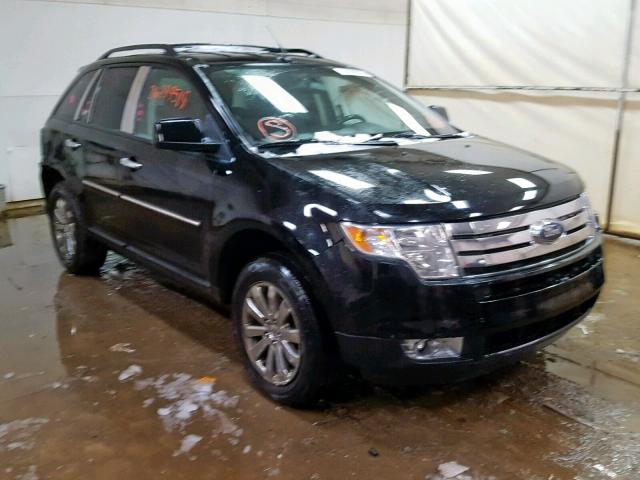 2FMDK38C18BB03557 - 2008 FORD EDGE SEL BLACK photo 1