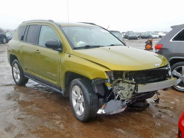 1C4NJCBA5CD606272 - 2012 JEEP COMPASS SP GREEN photo 1