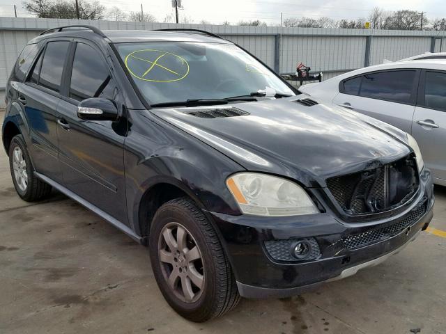 4JGBB86E16A101454 - 2006 MERCEDES-BENZ ML 350 BLACK photo 1