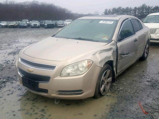 1G1ZJ57B894197264 - 2009 CHEVROLET MALIBU 2LT GOLD photo 2