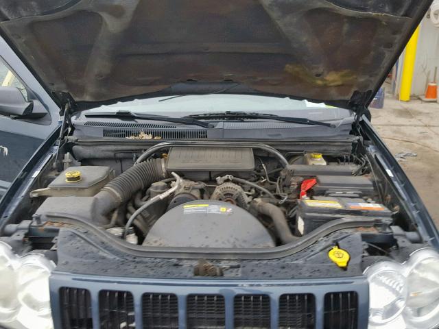 1J8GR48K07C556473 - 2007 JEEP GRAND CHER BLUE photo 7