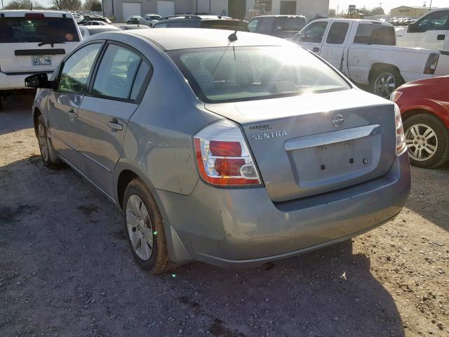 3N1AB6AP4AL645187 - 2010 NISSAN SENTRA 2.0 GRAY photo 3