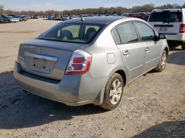 3N1AB6AP4AL645187 - 2010 NISSAN SENTRA 2.0 GRAY photo 4