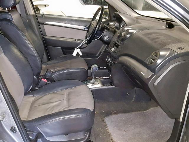 KL1TD56688B200979 - 2008 CHEVROLET AVEO BASE Сұр фото 5