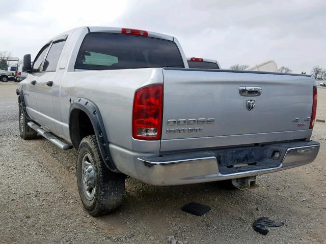 3D7KS29C96G161923 - 2006 DODGE RAM 2500 GRAY photo 3