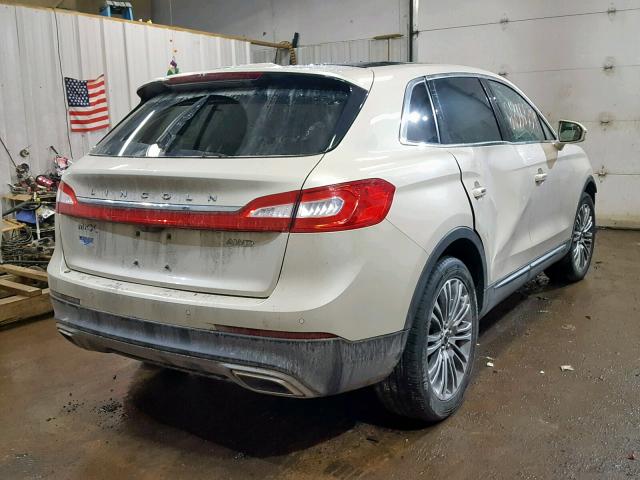 2LMTJ8LR4GBL27397 - 2016 LINCOLN MKX RESERV WHITE photo 4