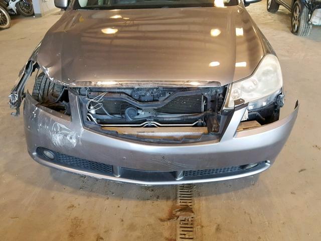 JNKAY01F97M457021 - 2007 INFINITI M35 BASE GRAY photo 9