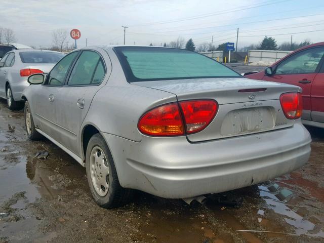 1G3NL52E71C225812 - 2001 OLDSMOBILE ALERO GL SILVER photo 3