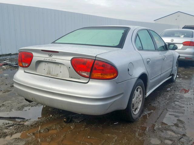 1G3NL52E71C225812 - 2001 OLDSMOBILE ALERO GL SILVER photo 4