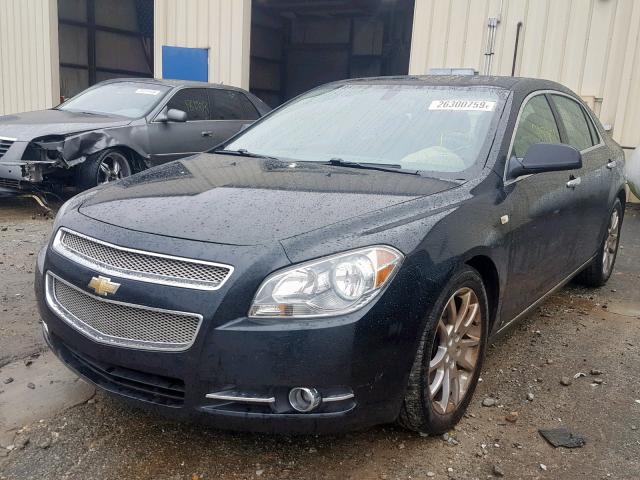 1G1ZK57758F256671 - 2008 CHEVROLET MALIBU LTZ შავი ფოტო 2