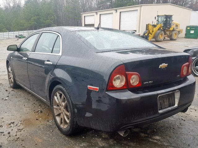 1G1ZK57758F256671 - 2008 CHEVROLET MALIBU LTZ შავი ფოტო 3