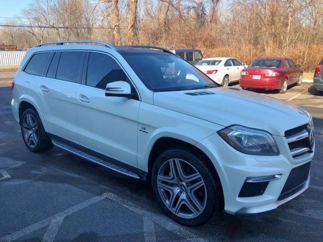 4JGDF7EE2EA330099 - 2014 MERCEDES-BENZ GL 63 AMG WHITE photo 1