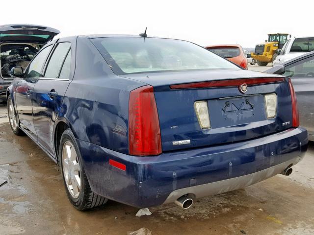 1G6DC67A050166992 - 2005 CADILLAC STS BLUE photo 3