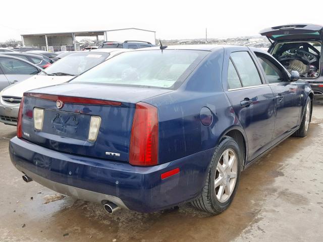 1G6DC67A050166992 - 2005 CADILLAC STS BLUE photo 4