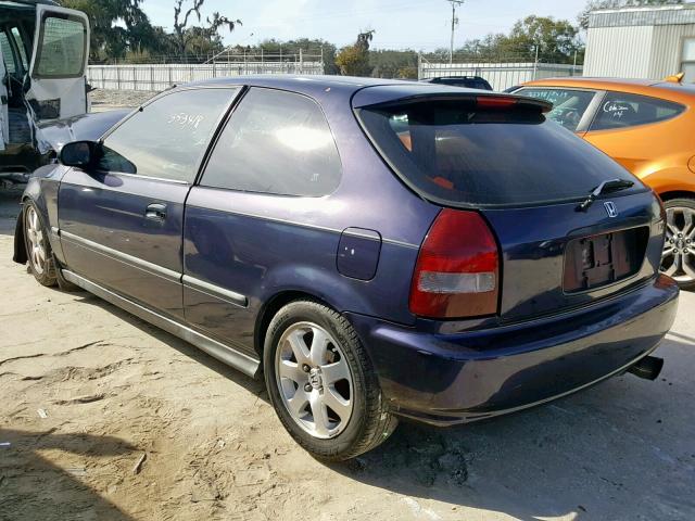 2HGEJ6449XH113634 - 1999 HONDA CIVIC DX PURPLE photo 3