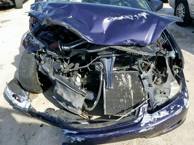 2HGEJ6449XH113634 - 1999 HONDA CIVIC DX PURPLE photo 9