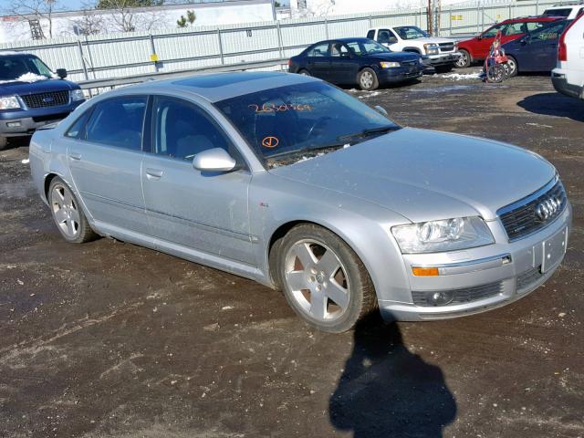 WAUML44E04N002715 - 2004 AUDI A8 L QUATT GRAY photo 1