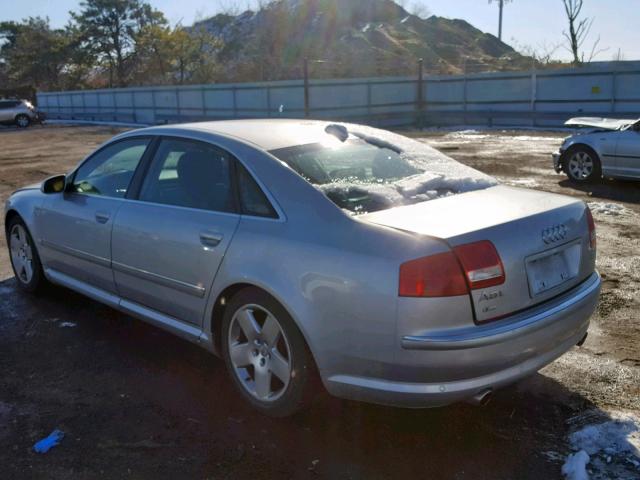 WAUML44E04N002715 - 2004 AUDI A8 L QUATT GRAY photo 3