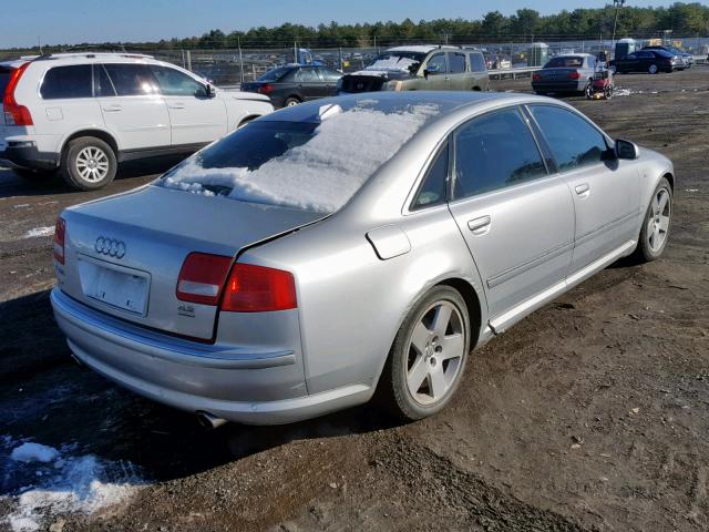 WAUML44E04N002715 - 2004 AUDI A8 L QUATT GRAY photo 4